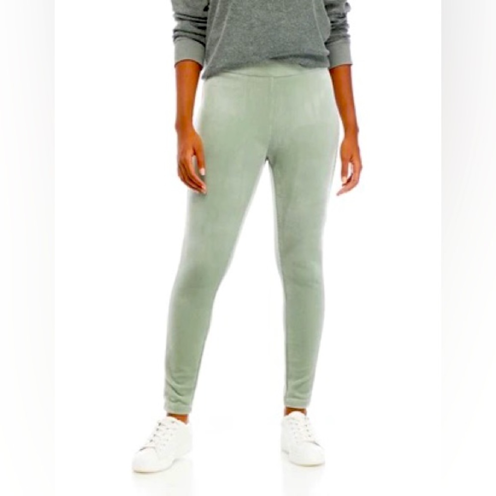 NWT Set of two Stretch Cord Leggings - Navy and Mint